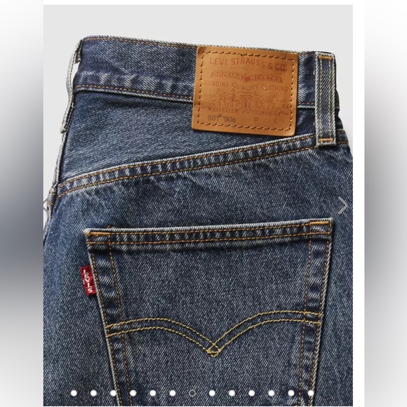 Levi’s 501 Original 90’s Mid-rise Straight Leg Denim Jeans. Size 24 - Picture 3 of 14